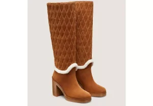 Stuart Weitzman CELIA QUILTED 80 BOOT