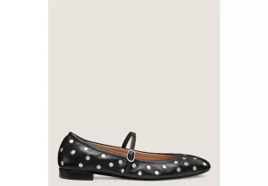 Stuart Weitzman CLARIS STUD BALLET FLAT