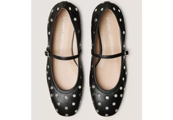 Stuart Weitzman CLARIS STUD BALLET FLAT