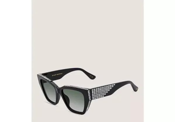 Stuart Weitzman CRYSTAL CAT-EYE SUNGLASSES ​