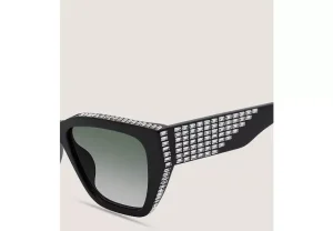 Stuart Weitzman CRYSTAL CAT-EYE SUNGLASSES ​