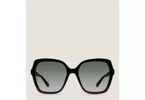 Stuart Weitzman CRYSTAL GEOMETRIC SQUARE SUNGLASSES