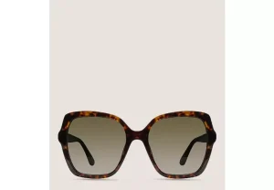 Stuart Weitzman CRYSTAL GEOMETRIC SQUARE SUNGLASSES