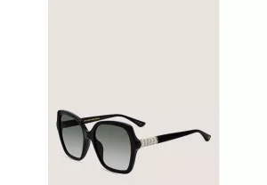 Stuart Weitzman CRYSTAL GEOMETRIC SQUARE SUNGLASSES