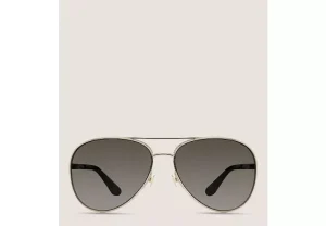 Stuart Weitzman METAL AVIATOR SUNGLASSES​