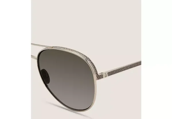 Stuart Weitzman METAL AVIATOR SUNGLASSES​