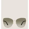 Stuart Weitzman METAL BUTTERFLY SUNGLASSES