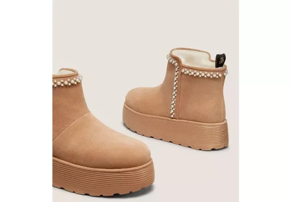 Stuart Weitzman NELLIE PEARL FLATFORM BOOTIE