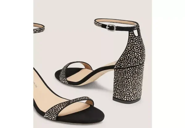 Stuart Weitzman NUDIST SHINE BLOCK 75