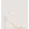 Stuart Weitzman NUDISTCURVE ROYALE PEARL 85 SANDAL