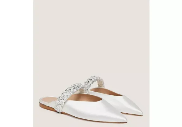 Stuart Weitzman ROYALE PEARL BRAIDA FLAT