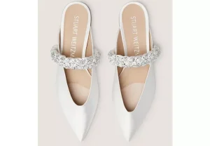 Stuart Weitzman ROYALE PEARL BRAIDA FLAT