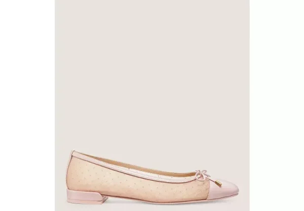 Stuart Weitzman SLEEK BOW FLAT