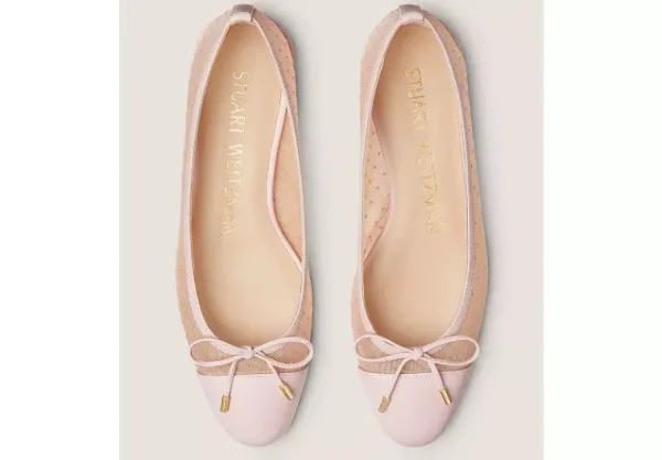 Stuart Weitzman SLEEK BOW FLAT