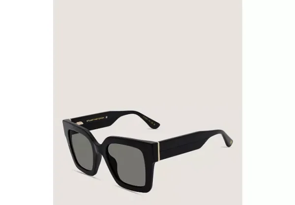 Stuart Weitzman TWO-TONE OVERSIZED SQUARE SUNGLASSES