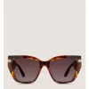 Stuart Weitzman TWO-TONE CAT-EYE SUNGLASSES ​