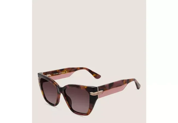 Stuart Weitzman TWO-TONE CAT-EYE SUNGLASSES ​